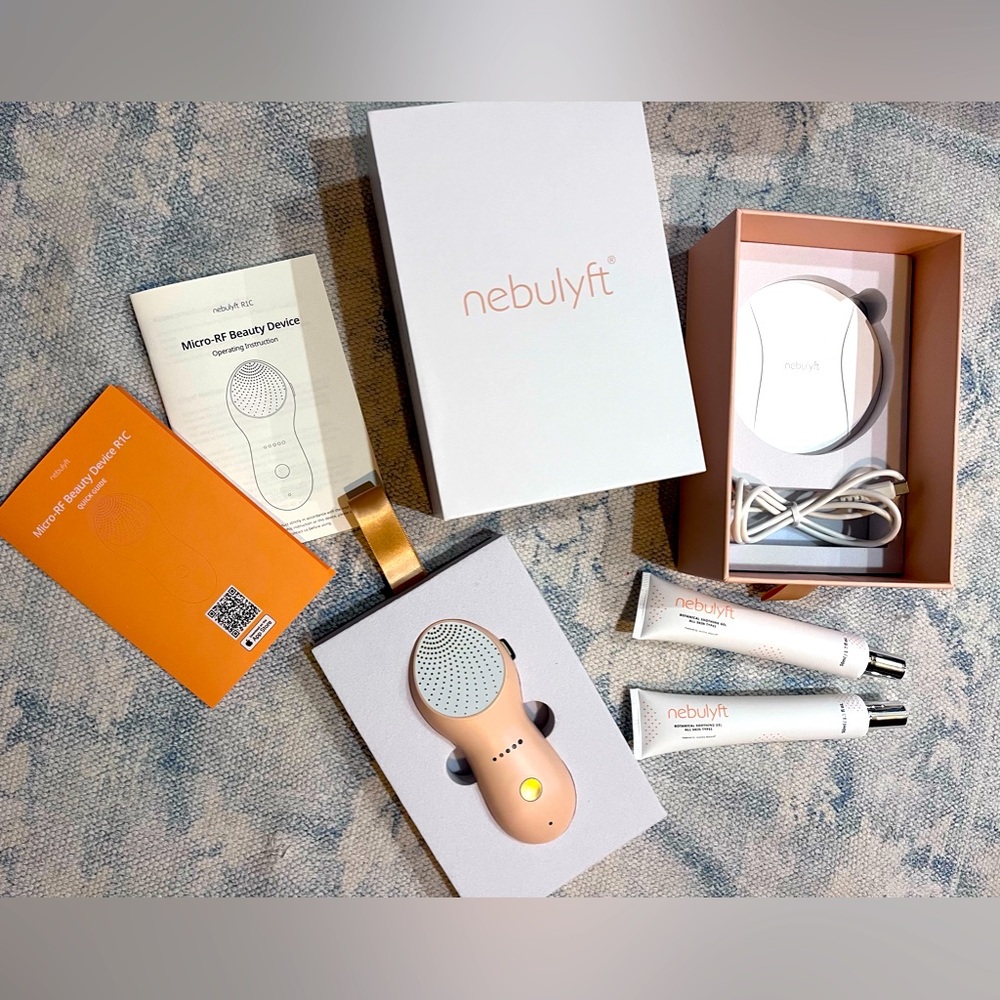 Nebulyft R1C LA Rosé RF Device + 2 Conducting Gels